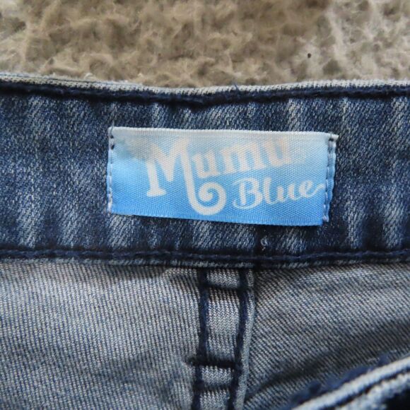 Show Me Your MuMu Berkeley Bells Jeans 28 Super Flare Bell Bottoms Distressed - Picture 10 of 13